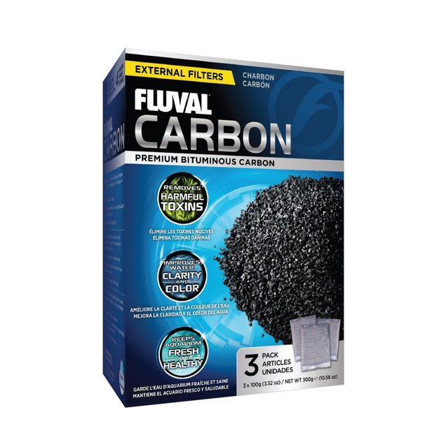 Fluval Carbon A1440 (100 g, 3-Pack)