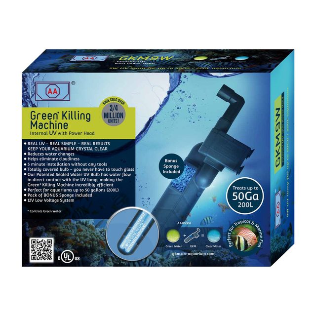 AA Aquarium Green Killing Machine 9W Internal UV System