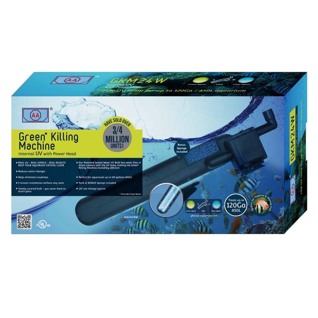 AA Aquarium Green Killing Machine 24W Internal UV System