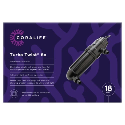Coralife Turbo-Twist 6X 18W UV Sterilizer