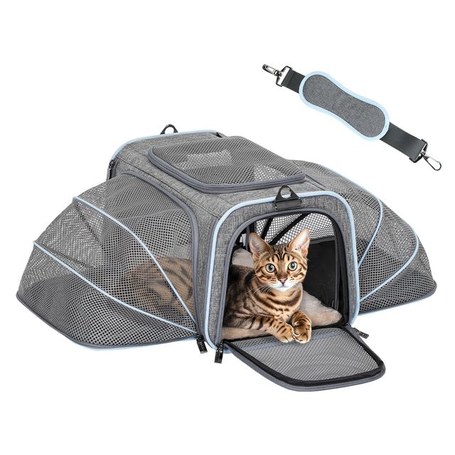 Petsfit Expandable Soft-Sided Airline Pet Carrier