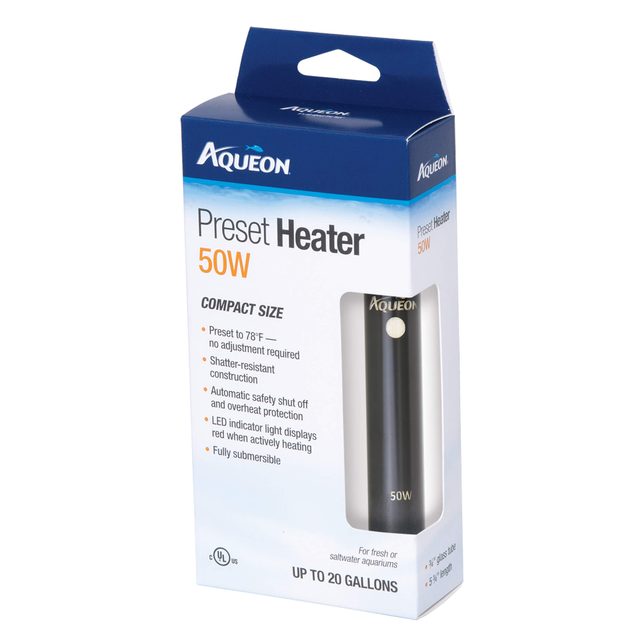 Aqueon Preset Aquarium Heater 50W