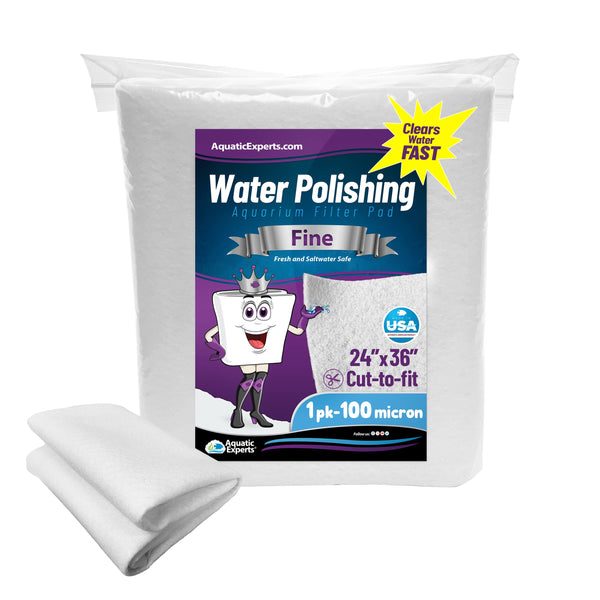 Aquatic Experts Polishing Filter Pad (100 Micron, 24 x 36 Inch)