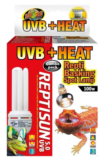 Zoo Med Heat & UVB Combo Pack 100W
