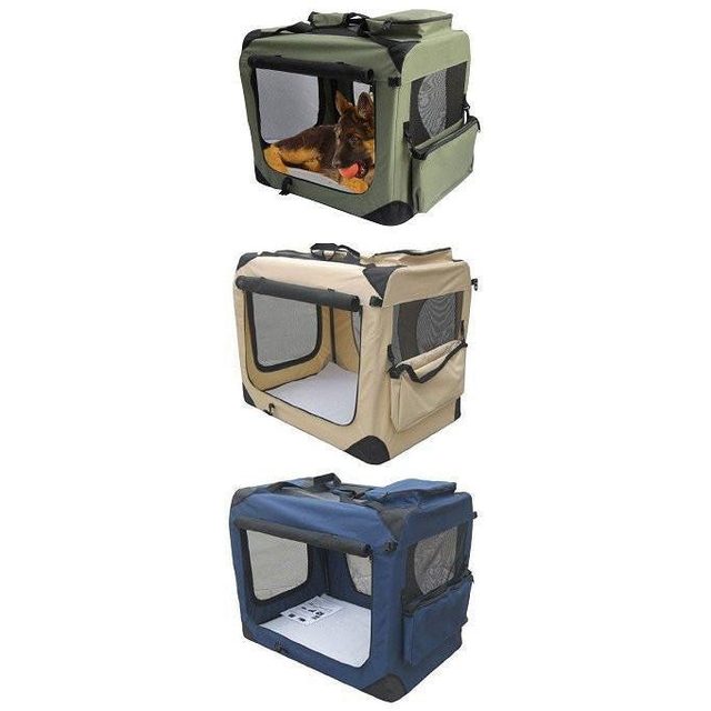 EliteField 3-Door Folding Soft Dog Crate (36in)