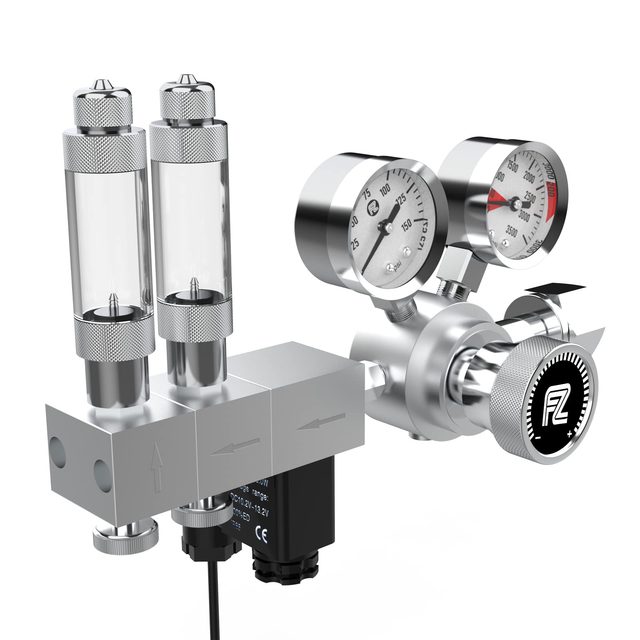 FZONE Pro Series Dual Stage CO₂ Regulator