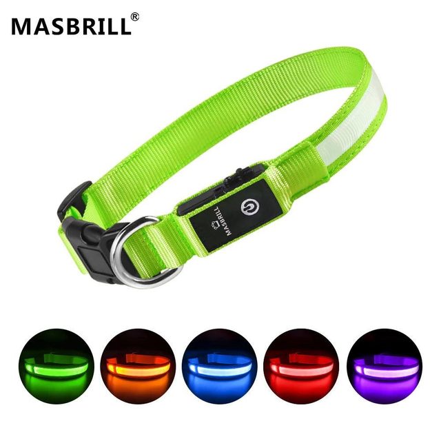MASBRILL Battery LED Dog Collar (Budget)