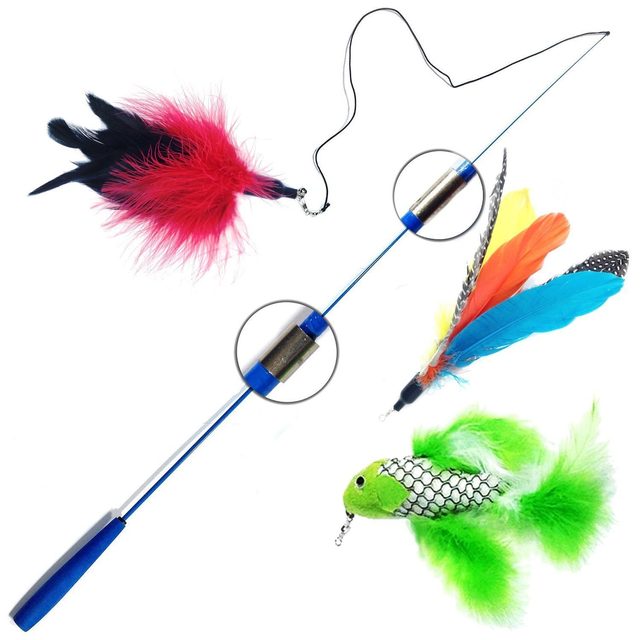 Pet Fit For Life Cat Wand with Multiple Attachments