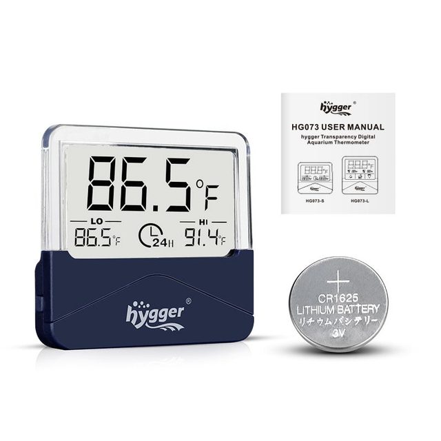 hygger HG073 External Aquarium Thermometer (Small)