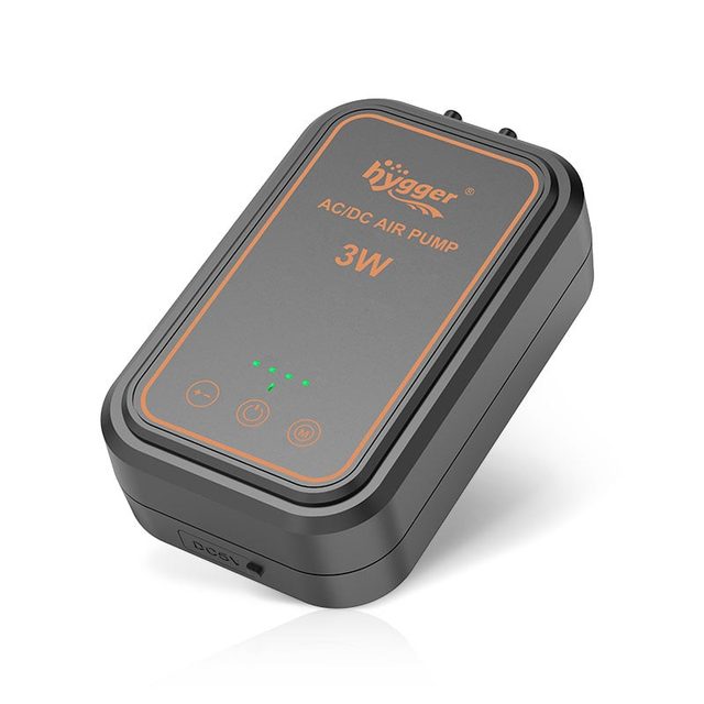 hygger HG087 Rechargeable AC Air Pump (3W Dual Outlet)